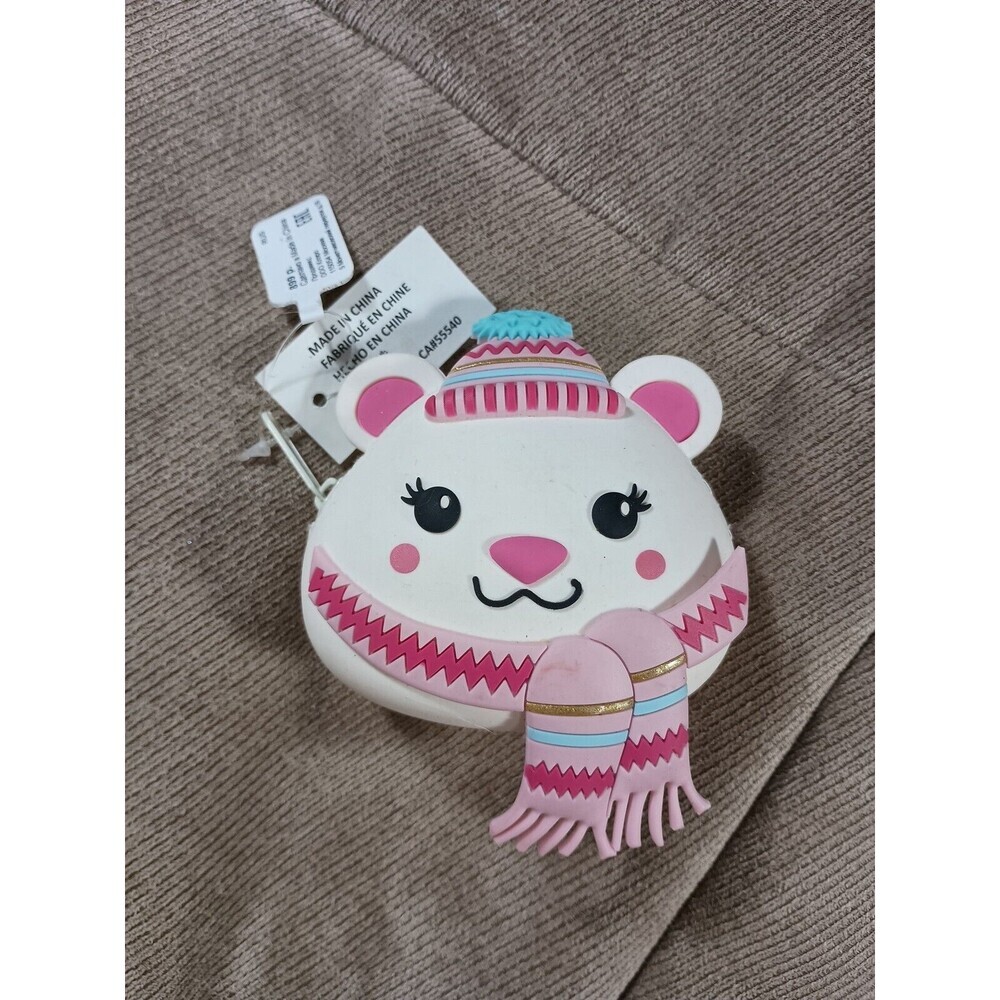 Claire’s Soft Rubber Coin Change Purse Zipper Pouch Cute Snowman Toki Do…